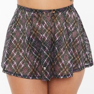 Savage X Fenty Garter Skirt That’s Hella Plaid Small NWT